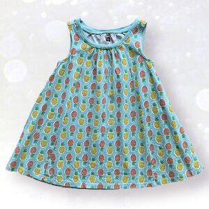 Tea Collection Pop-Color Pineapple Trapeeze Dress